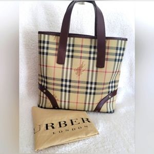 Burberry Haymarket Tote
